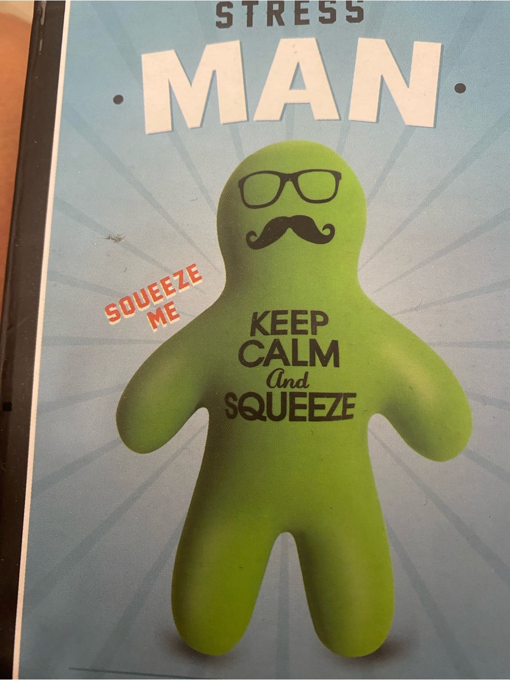 Keep Calm and Squeeze Green Stress Relief Man - Men Grooming Accessory